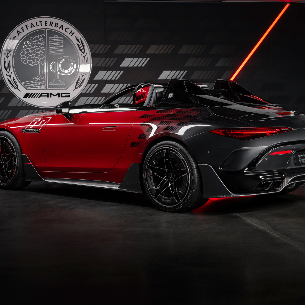 Красный Concept Mercedes-AMG PureSpeed 2024 года