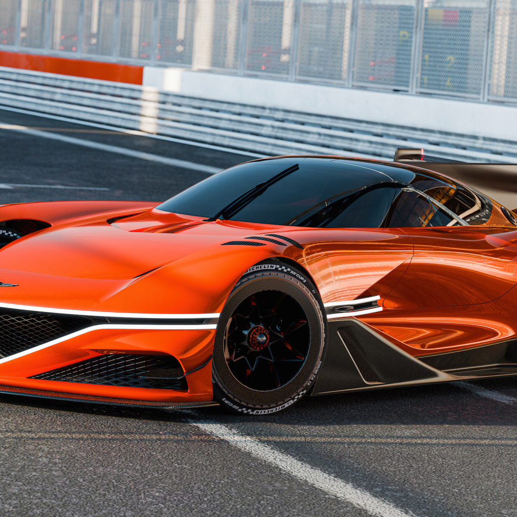 Быстрый автомобиль Genesis X Gran Racer VGT Concept 2024  года