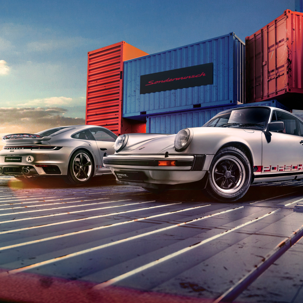 Ретро автомобиль Porsche 911, 1964 года