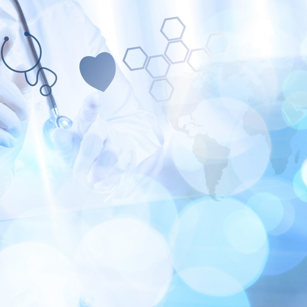 Медицинский фон с символами