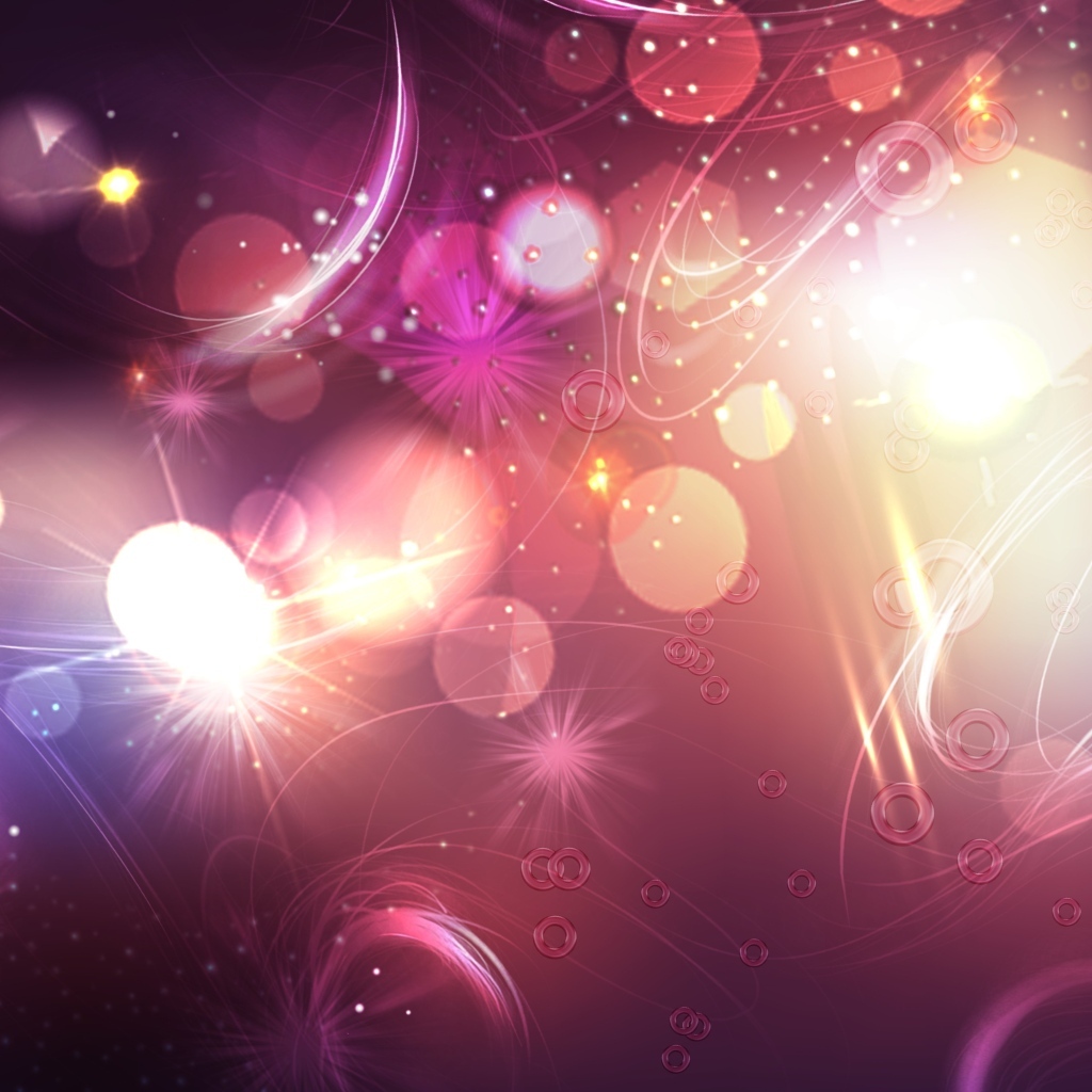 Необычный розовый фон с фигурами