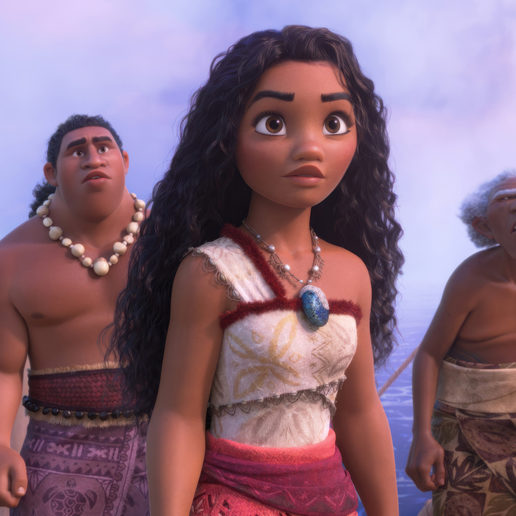 Персонажи нового мультфильма Моана 2, 2024