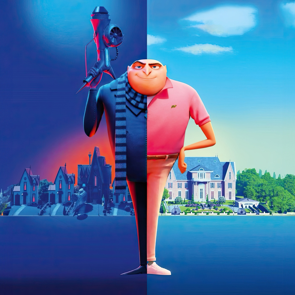 Грю персонаж мультфильма  Гадкий я 4, 2024