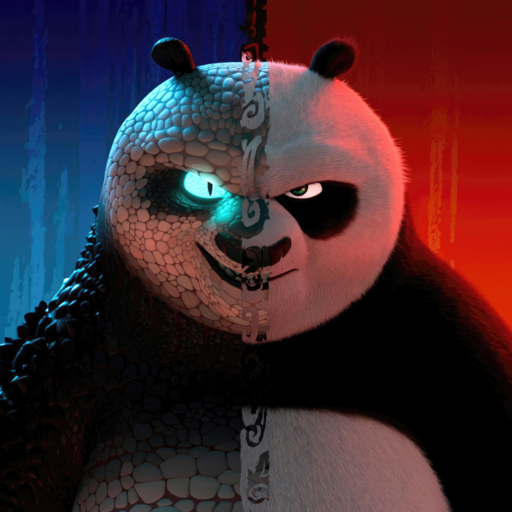 Добрая и злая сторона По мультфильм Кунг-фу панда 4