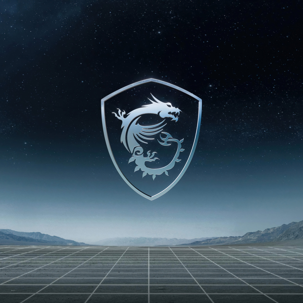 Поле с квадратами для логотипа msi