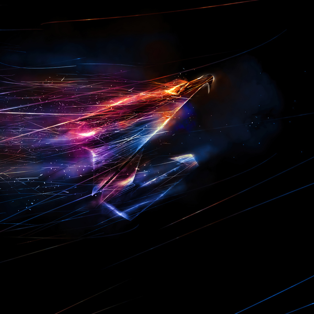 Неоновый логотип компании aorus gigabyte