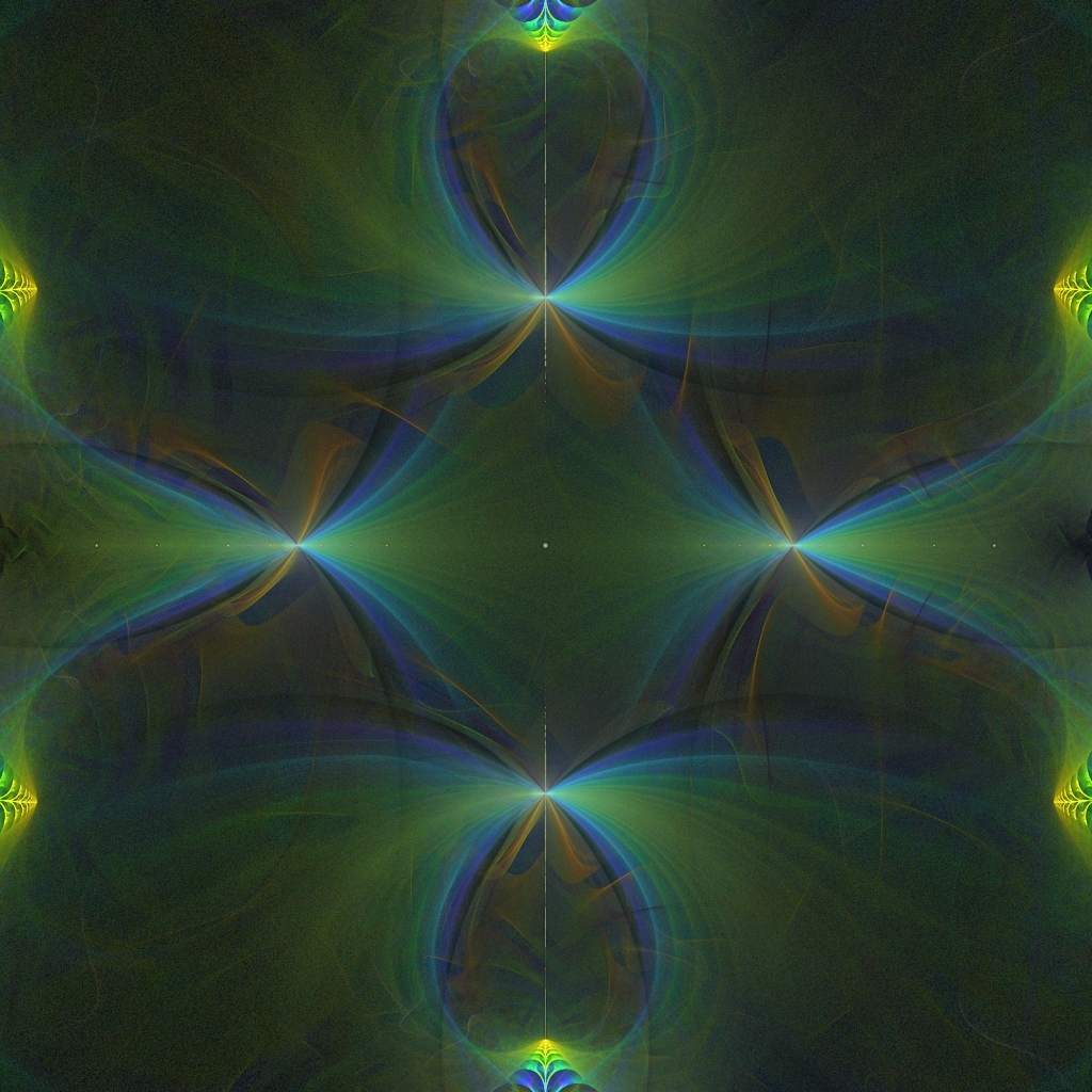 Необычный неоновый абстрактный узор