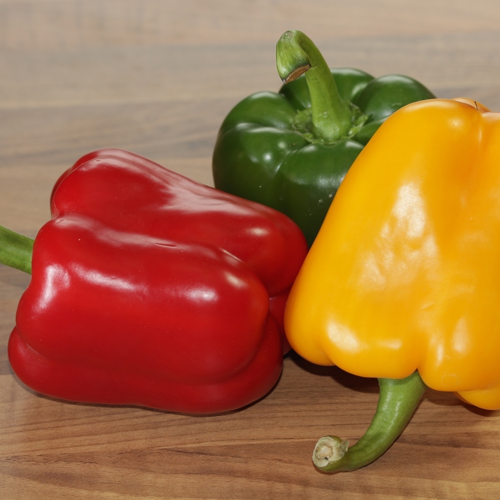 Большой разноцветный сладкий перец