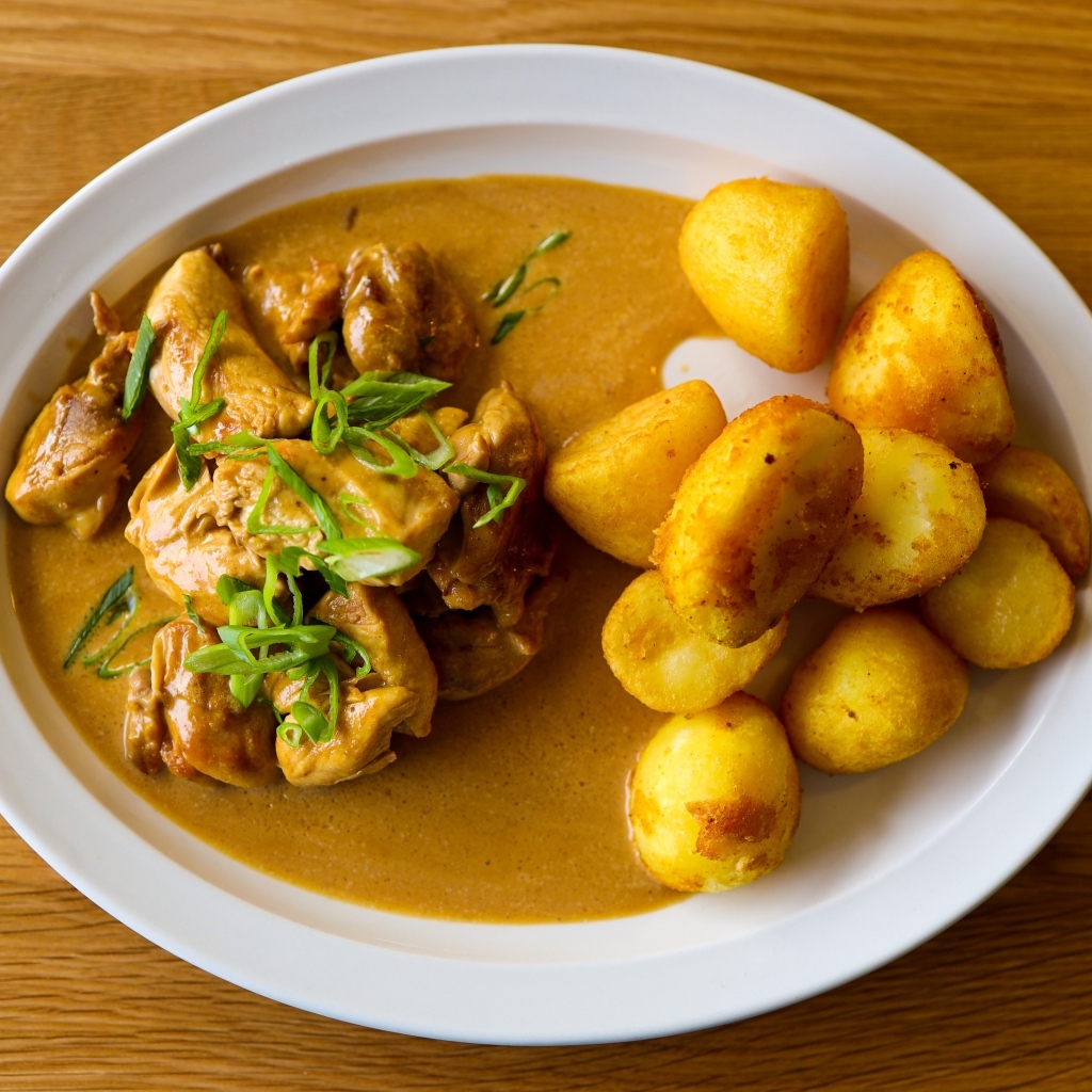 Курица терияки с картофелем в соусе