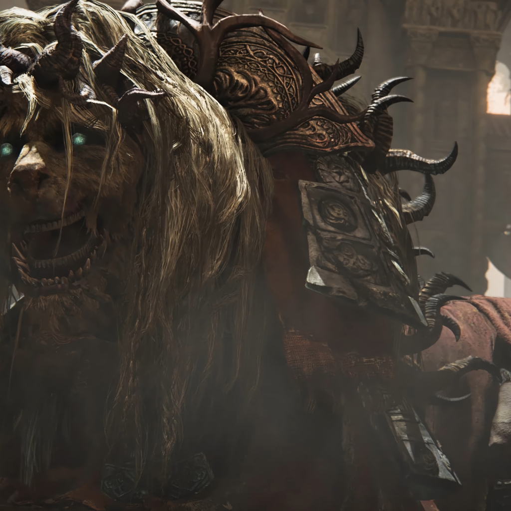 Страшный персонаж новой компьютерной игры Elden Ring: Shadow of the Erdtree