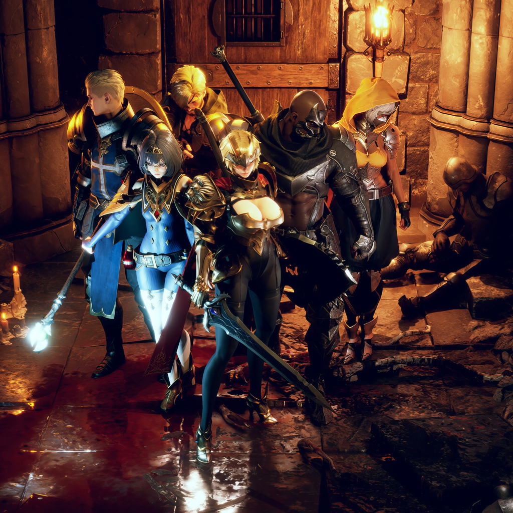 Персонажи компьютерной игры Dungeon Stalkers, 2024