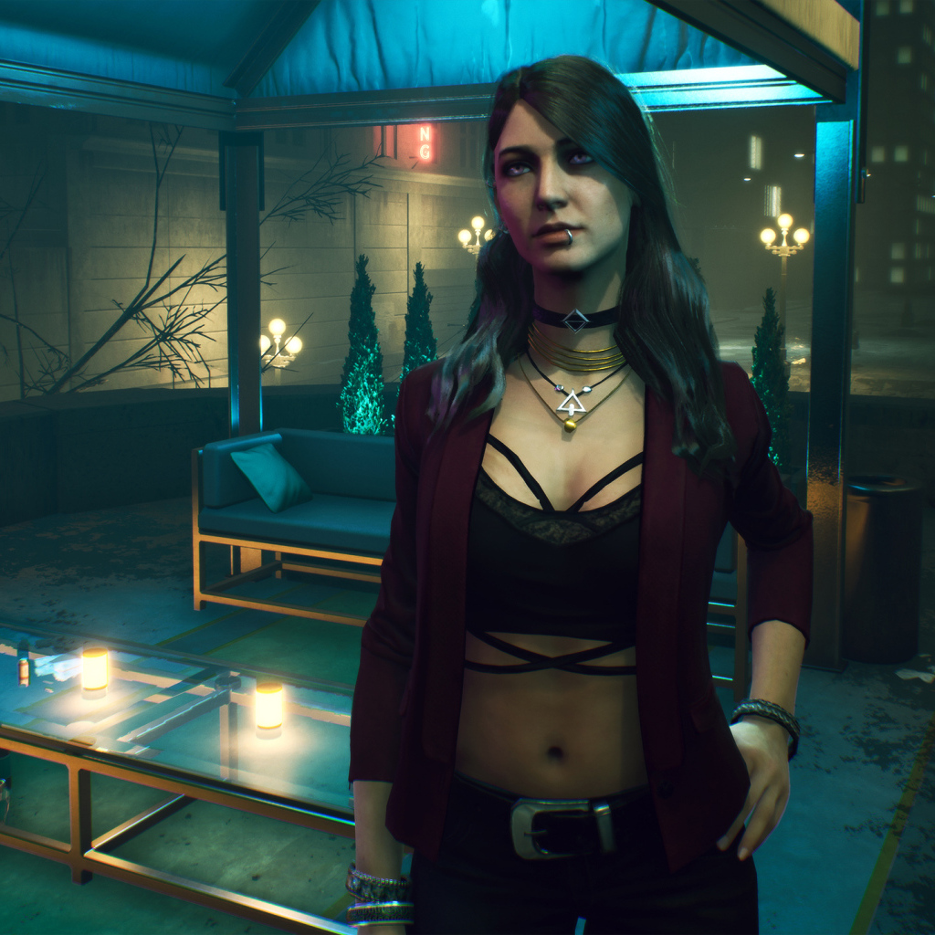 Девушка персонаж компьютерной игры Vampire: The Masquerade — Bloodlines 2