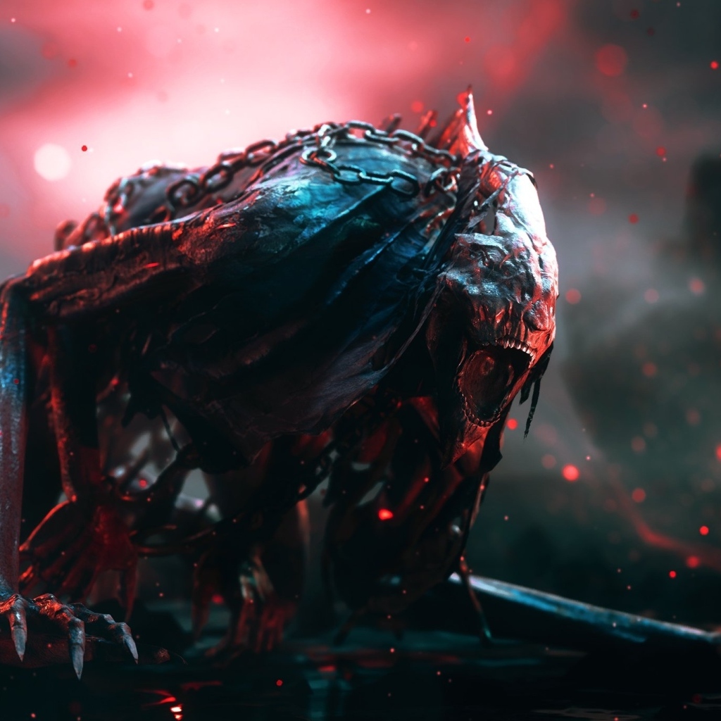 Монстр из компьютерной игры The Thaumaturge