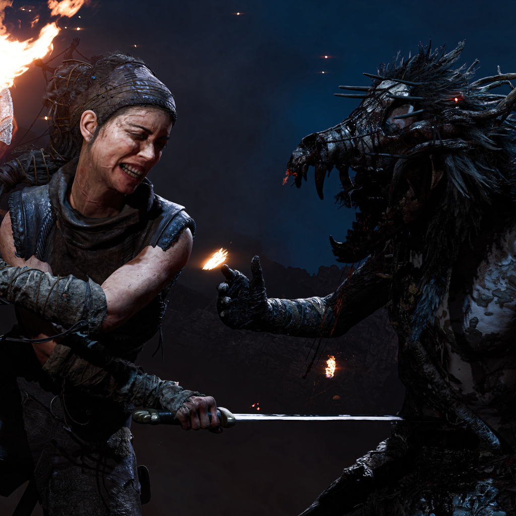 Кадр компьютерной игры Senua’s Saga: Hellblade II, 2024