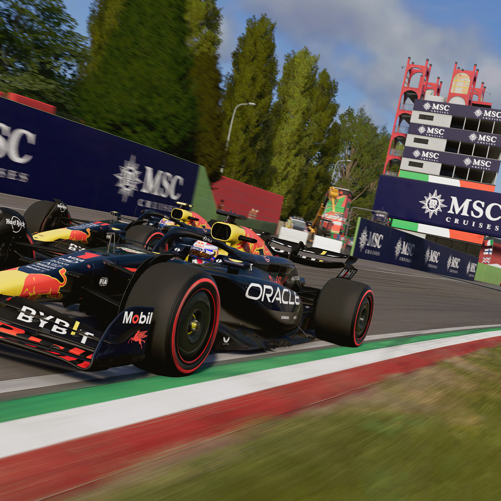 Постер видео игры f1 24 racing game