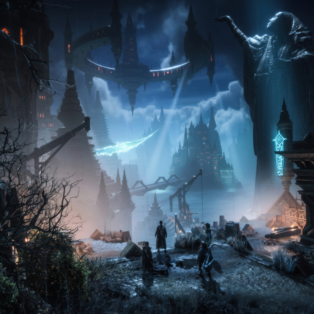 Виртуальный город в игре Dragon Age: The Veilguard, 2024