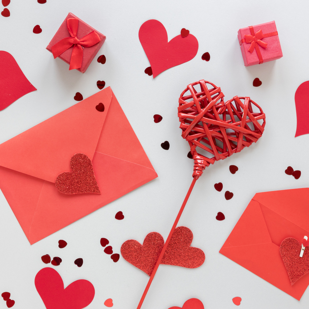 Конверты с валентинками на день влюбленных