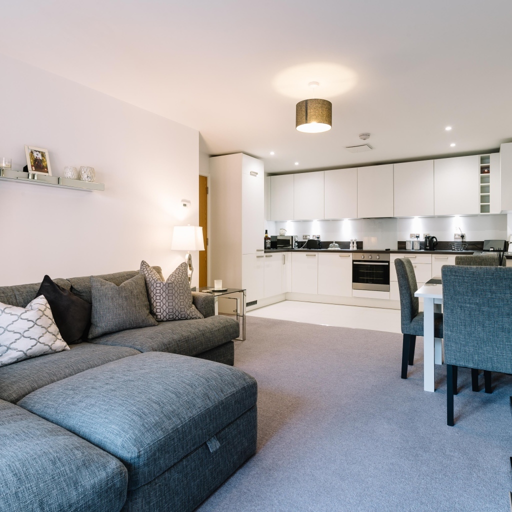 Квартира студия с большой кухней