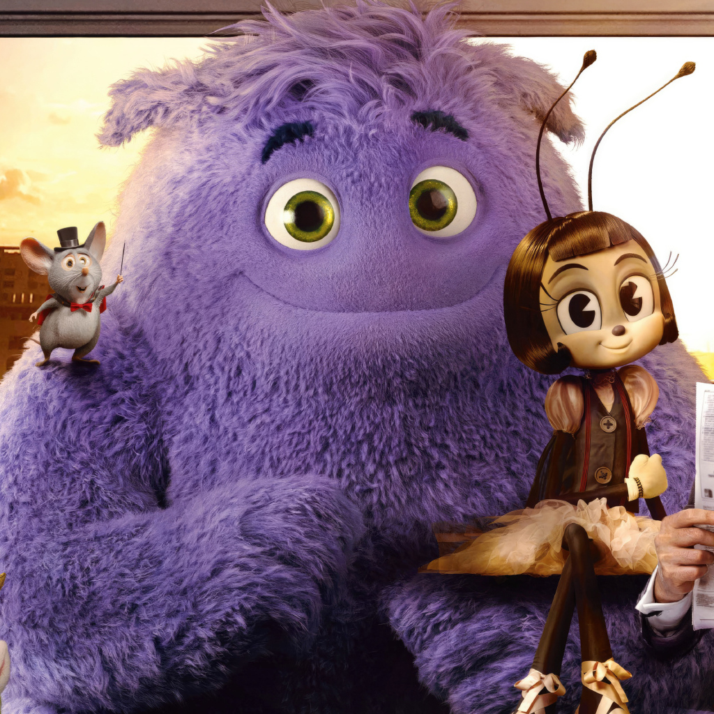 Яркий постер новой комедии Воображаемые друзья (IF), 2024