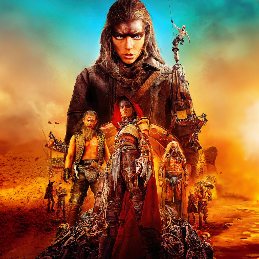 Яркий постер нового фильма Фуриоса: Хроники Безумного Макса