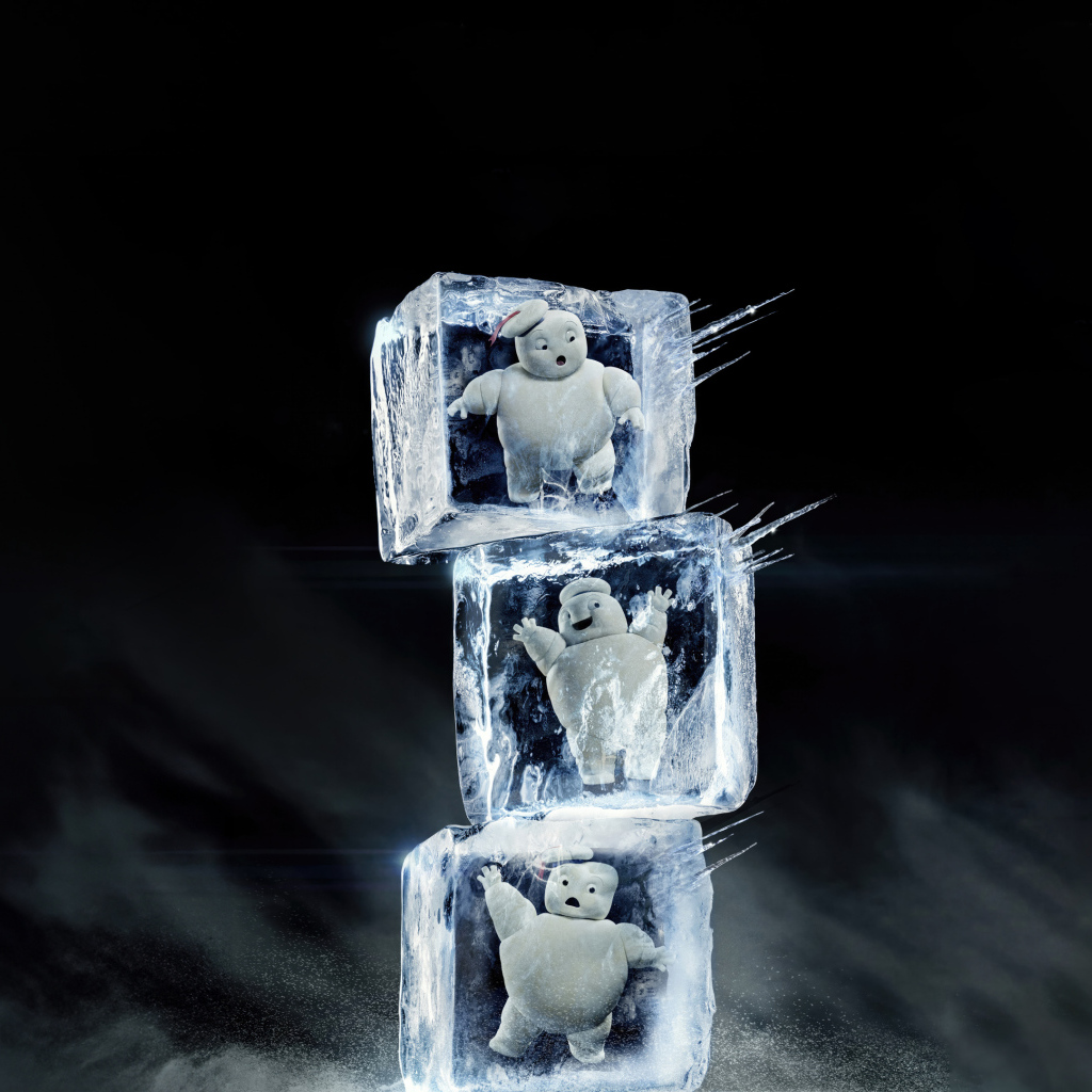 Ледяные глыбы с Зефирным великаном фильм Охотники за привидениями: Леденящий ужас