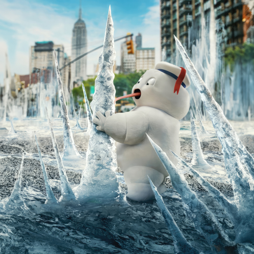 Зефирный великан во льду фильм Охотники за привидениями: Леденящий ужас