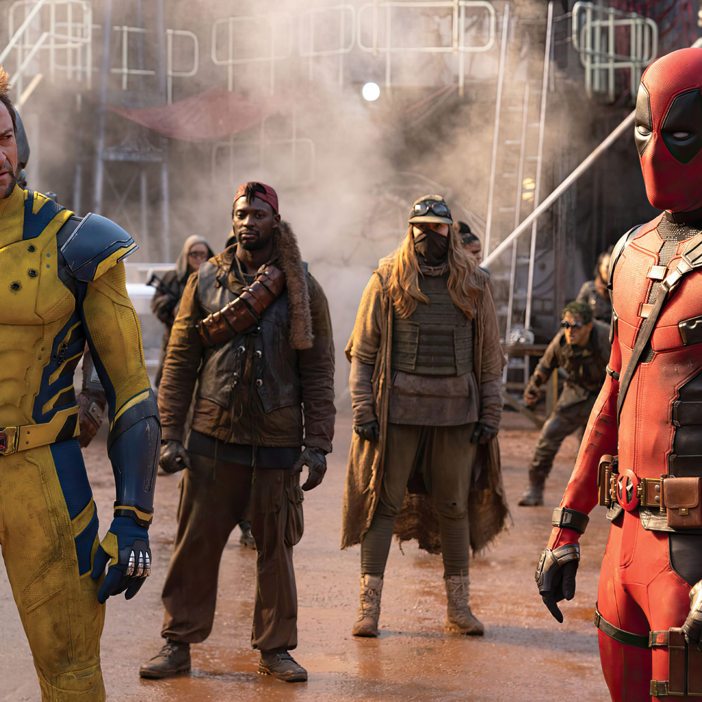 Кадр нового фильма Дэдпул и Росомаха, 2024