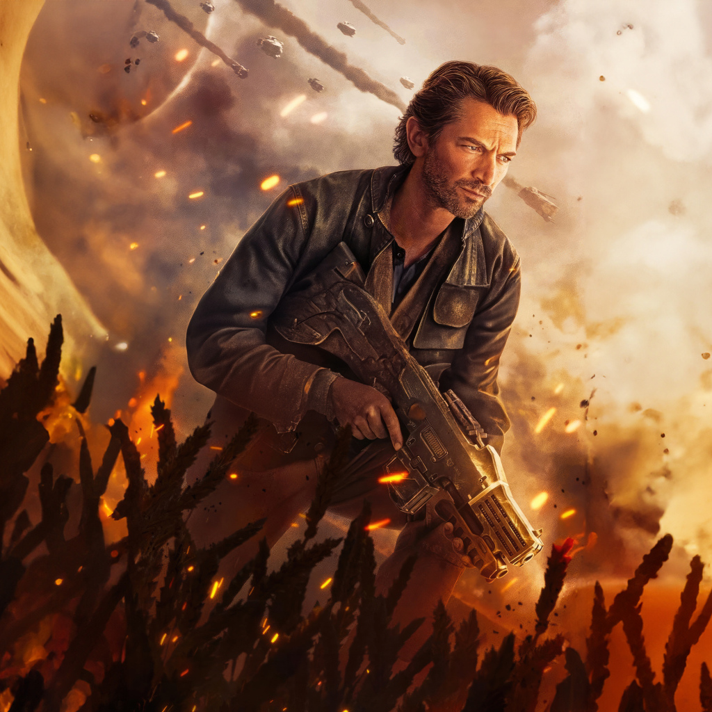 Персонаж Гуннар в новом фильме Мятежная Луна: Дарующая шрамы, 2024