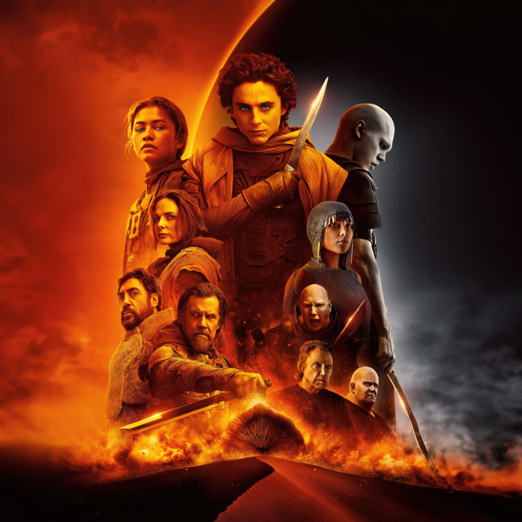 Главные персонажи нового фильма Дюна: Часть вторая