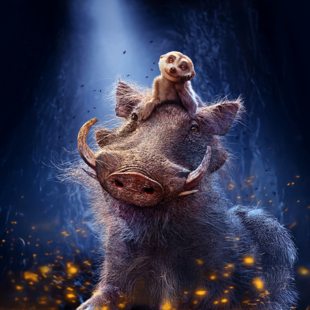 Тимон и Пумба персонажи нового фильма Муфаса: Король лев