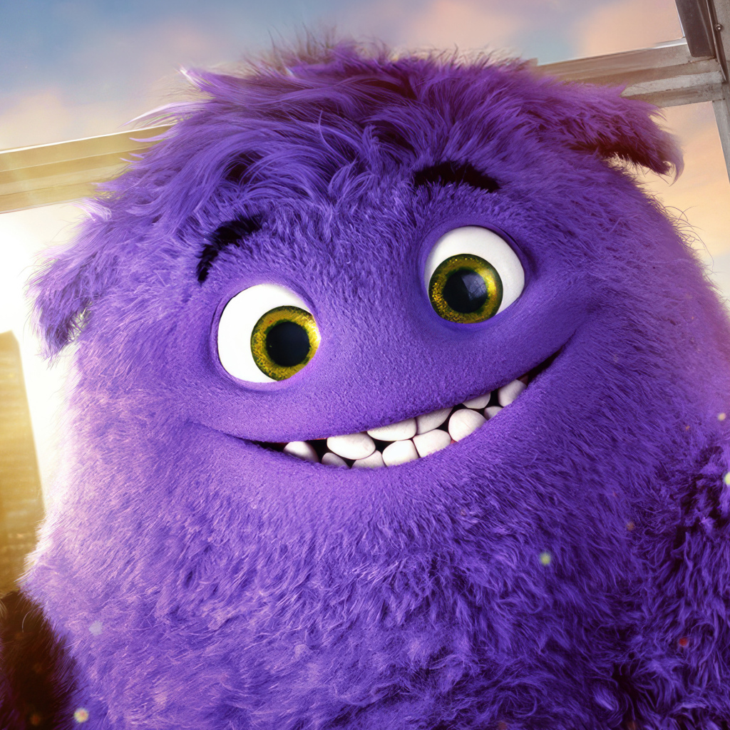 Фиолетовое существо из фильма Воображаемые друзья (IF), 2024