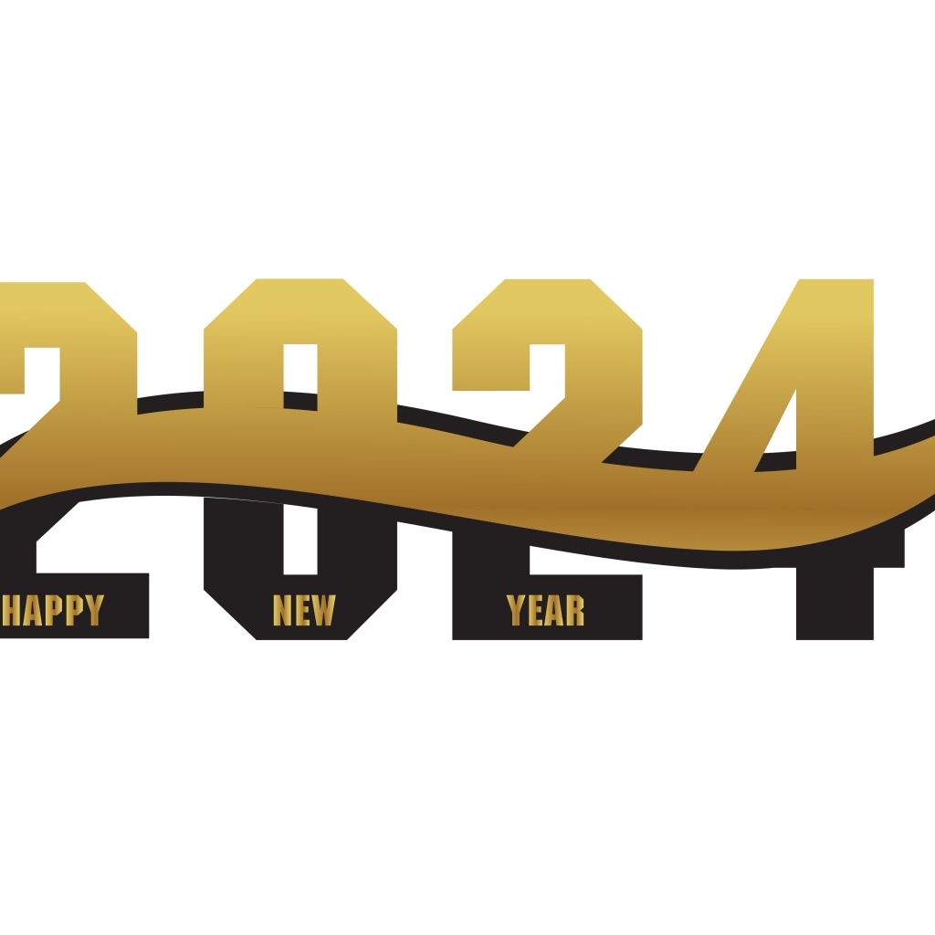 Цифры на Новый год дракона 2024