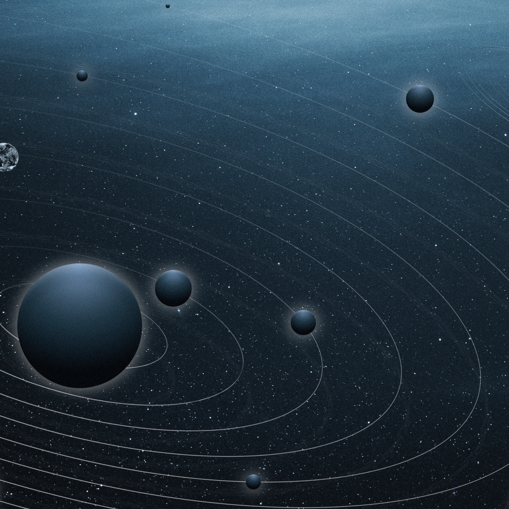 Траектория космической галактики