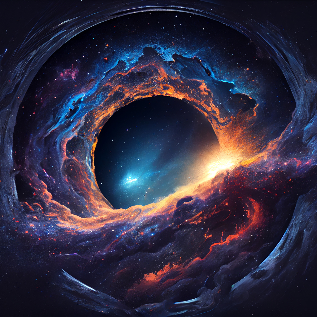 Необычный млечный путь в космосе