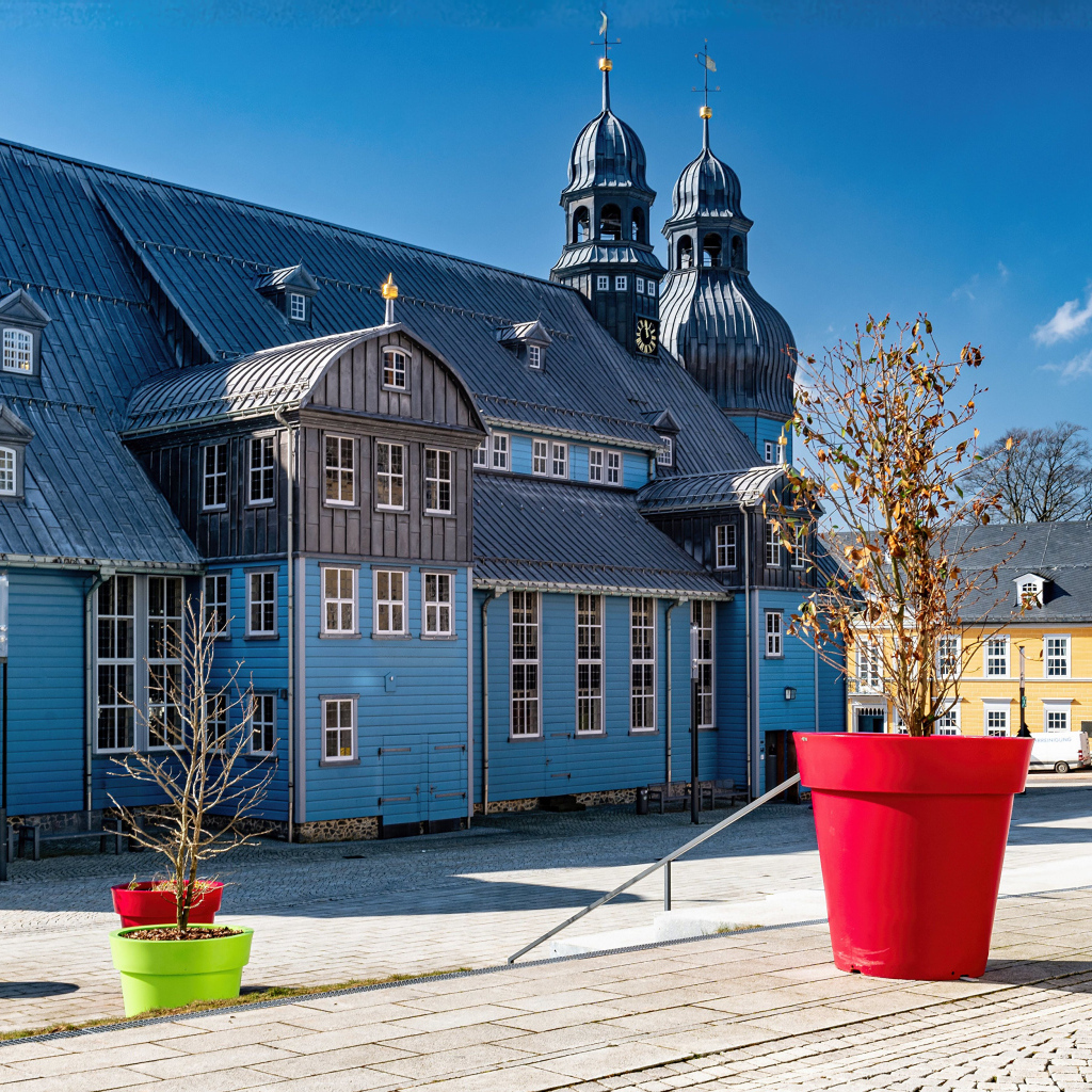 Церковь в городе Клаусталь-Целлерфельд, Германия