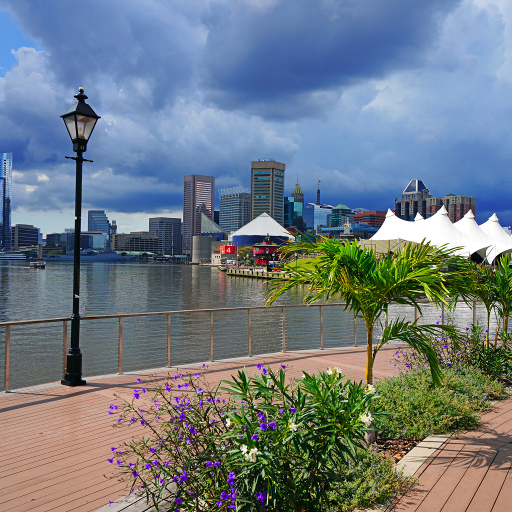 Набережная курорта Балтимор, США