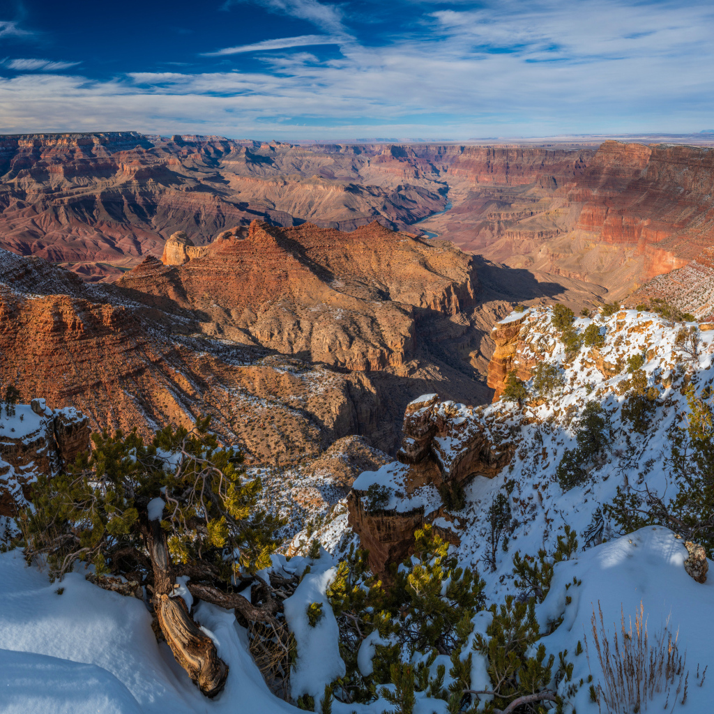 Красивая панорама парка Гранд-Каньон парк Каньон, США