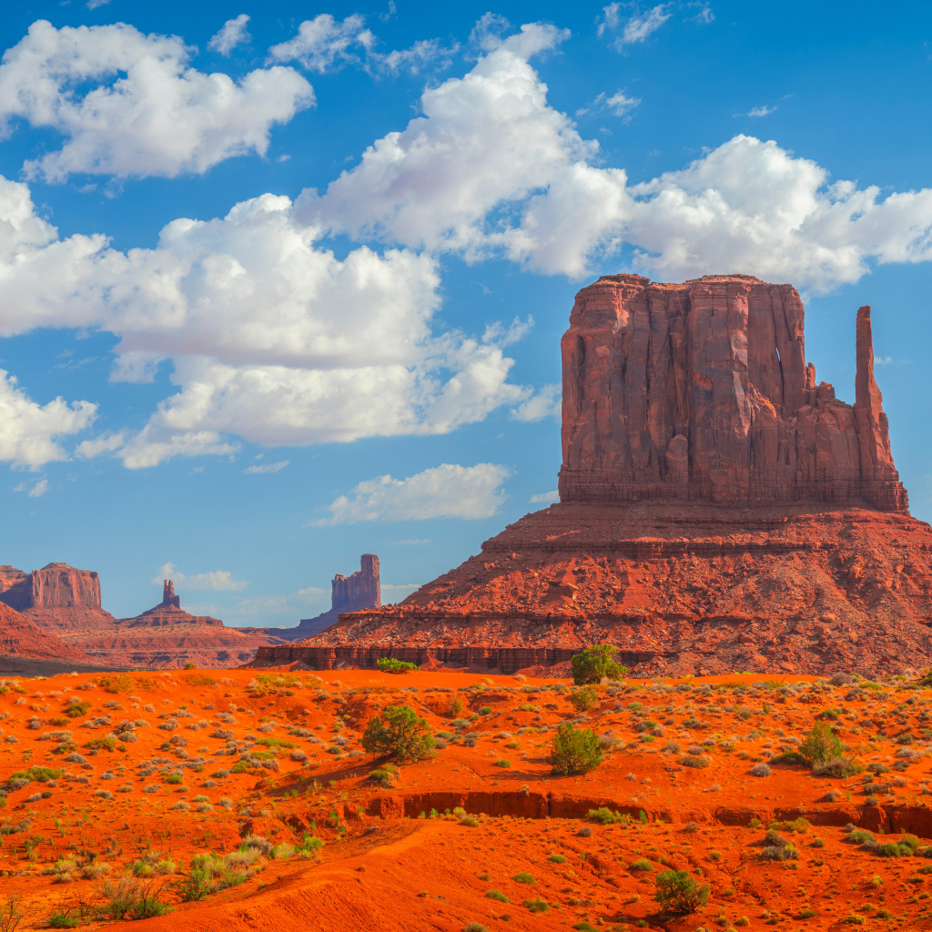 Скала Монумент Вэлли в национальном парке, США