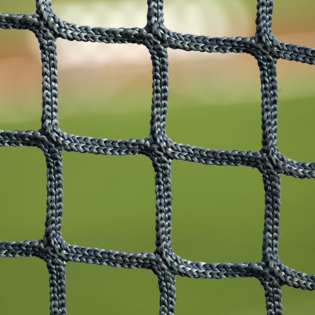 Сетка для игры в футбол крупным планом