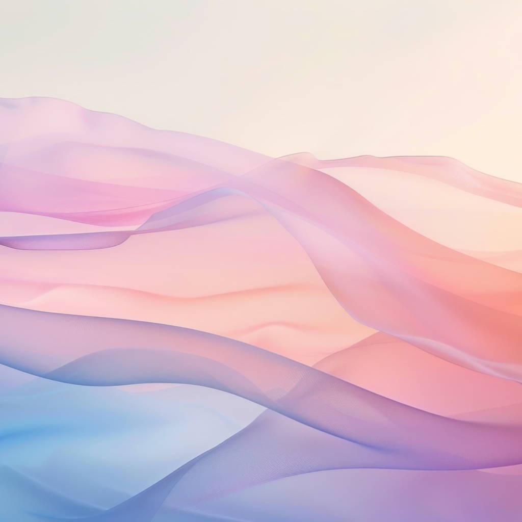 Голубые и розовые абстрактные волны крупным планом