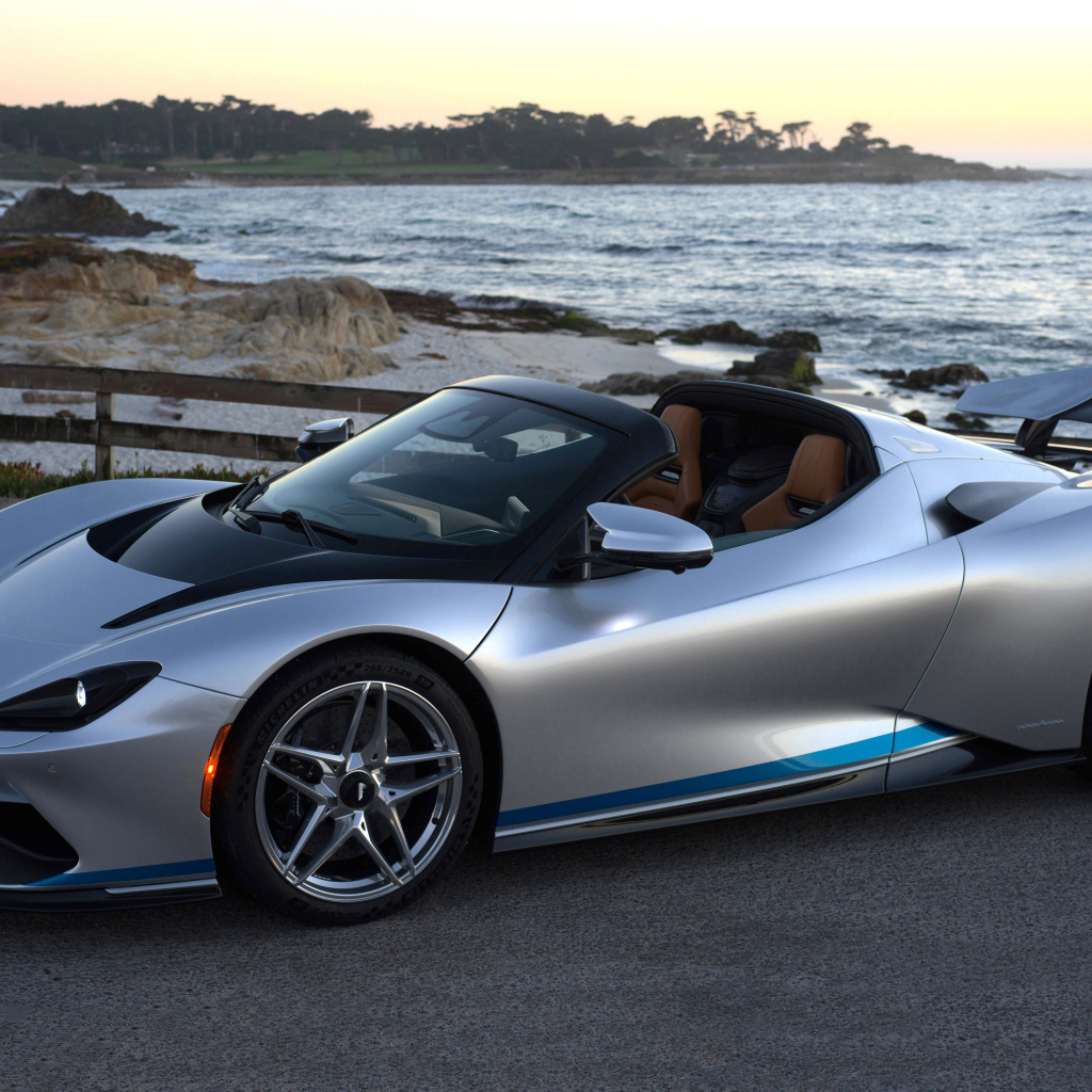 Гоночный автомобиль Pininfarina Battista Targamerica 2024 года