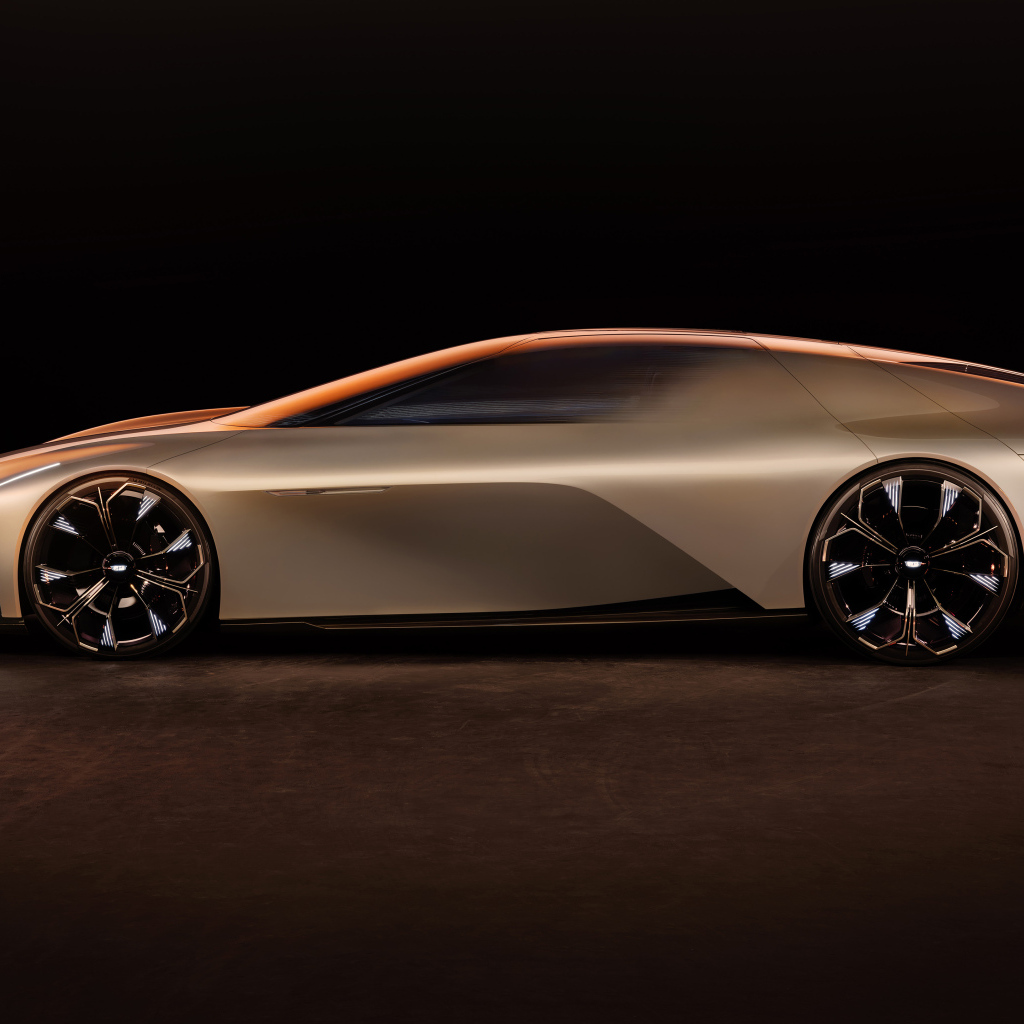 Автомобиль Cadillac Opulent Velocity Concept 2024 года вид сбоку