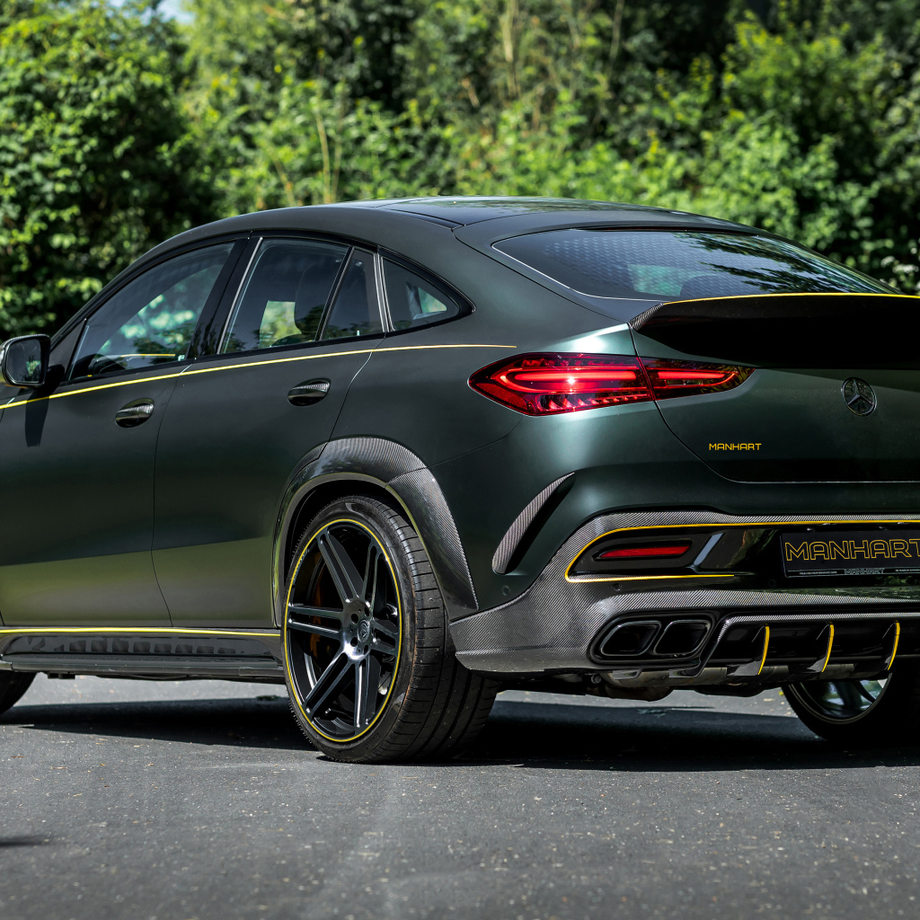 Вид сзади на автомобиль Manhart GER 800 Mercedes-AMG GLE 63 S 4MATIC+ Coupé