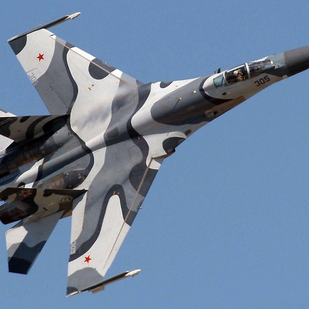 Военный Российский многоцелевой истребитель Sukhoi Су-27SKM