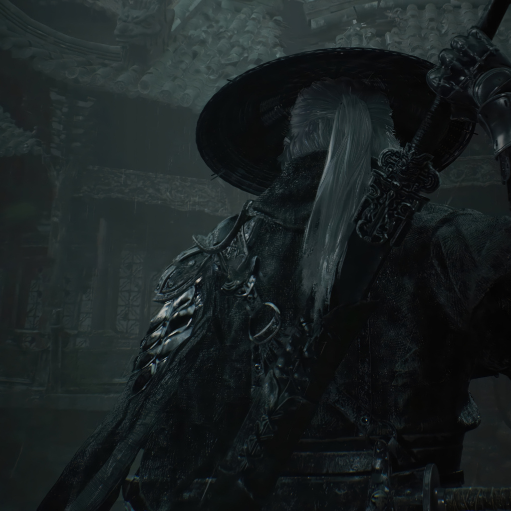 Воин с мечом за спиной в компьютерной игре Phantom Blade Zero