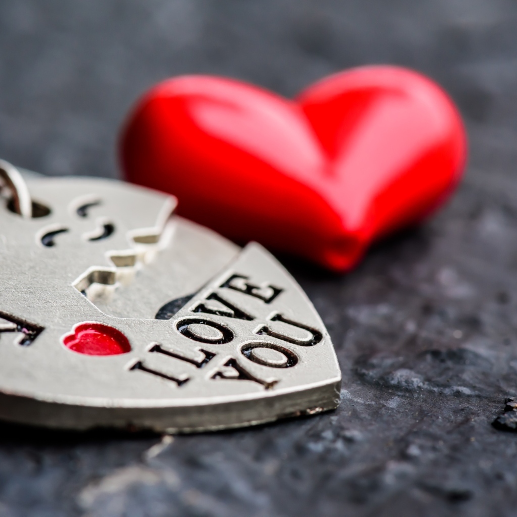 Брелок в форме сердца для любимого человека