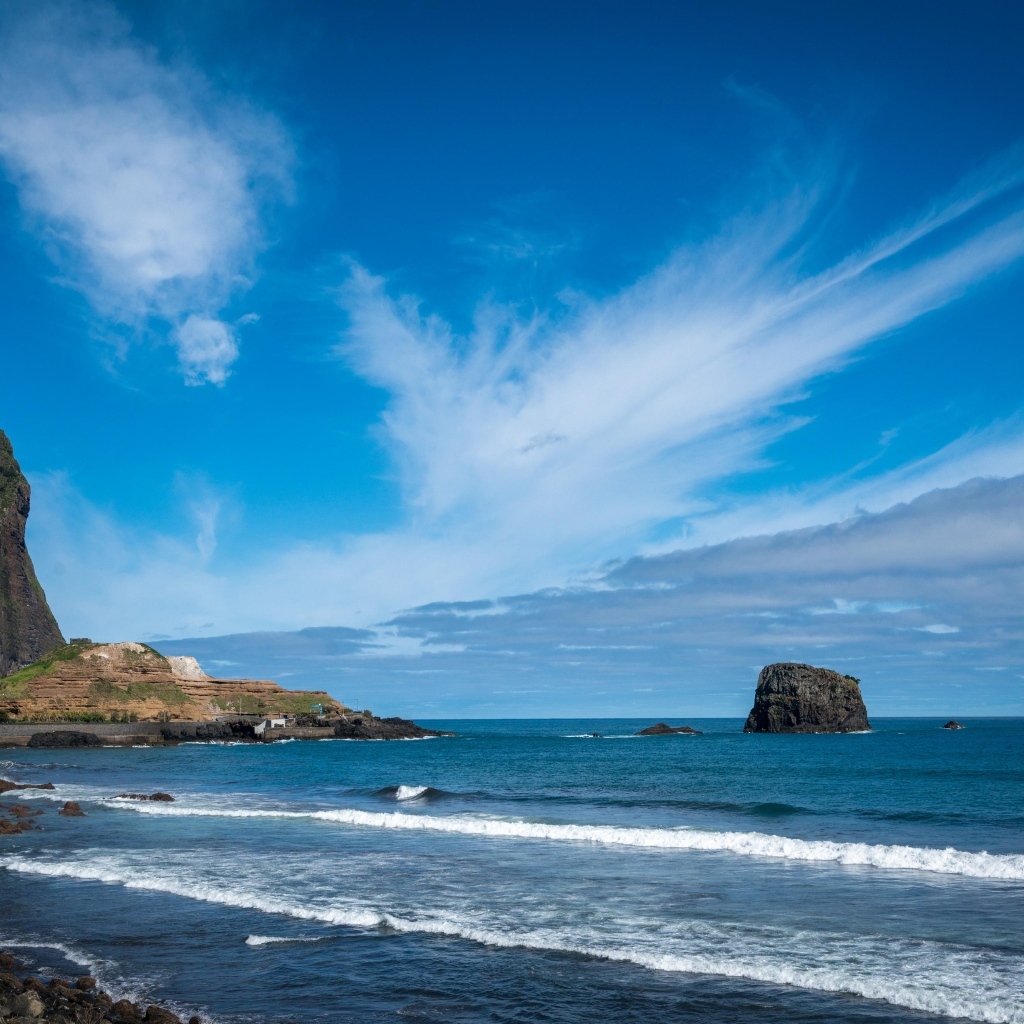 Красивое небо над океаном 