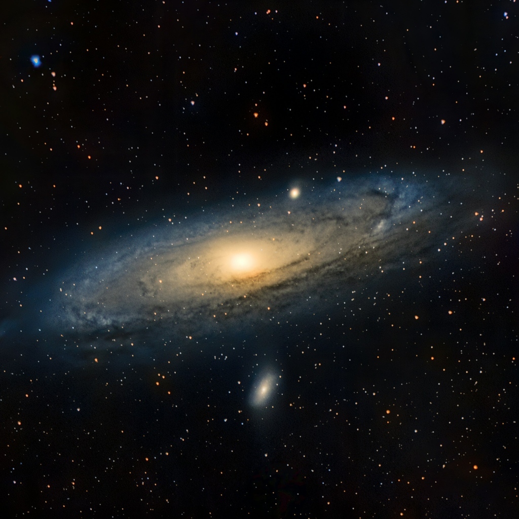 Небесное свечение в звездной галактике