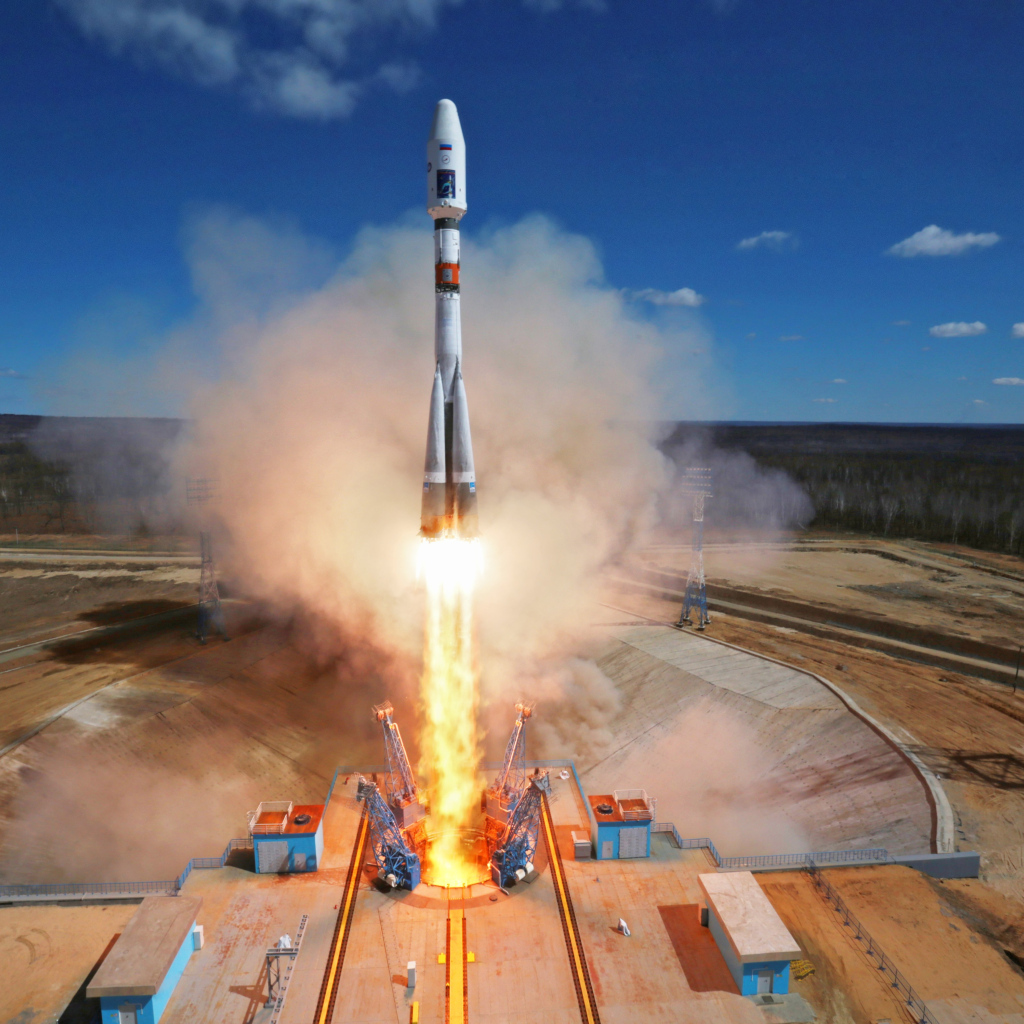 Запуск космического корабля, Россия