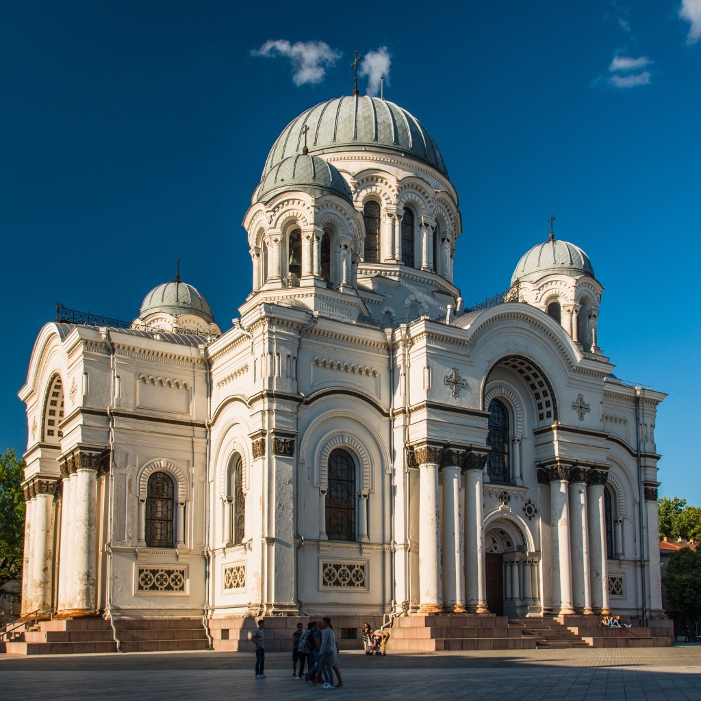 Церковь в городе Каунас, Литва